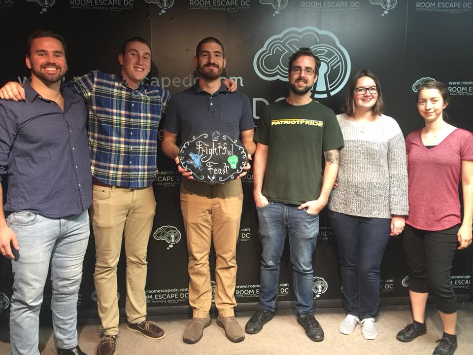 Group of people who finished an escape room